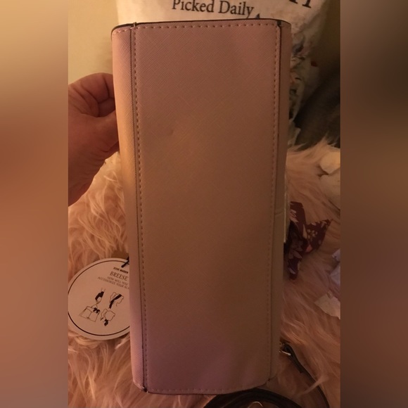 Steve Madden NWT Dusty Pink Crossbody Satchel Bag - Picture 8 of 8
